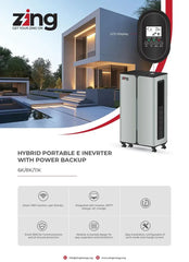 ZING HYBRID 4 to 8 KVA SOLAR INVERTER – COMPACT POWER WITH LITHIUM STORAGE
