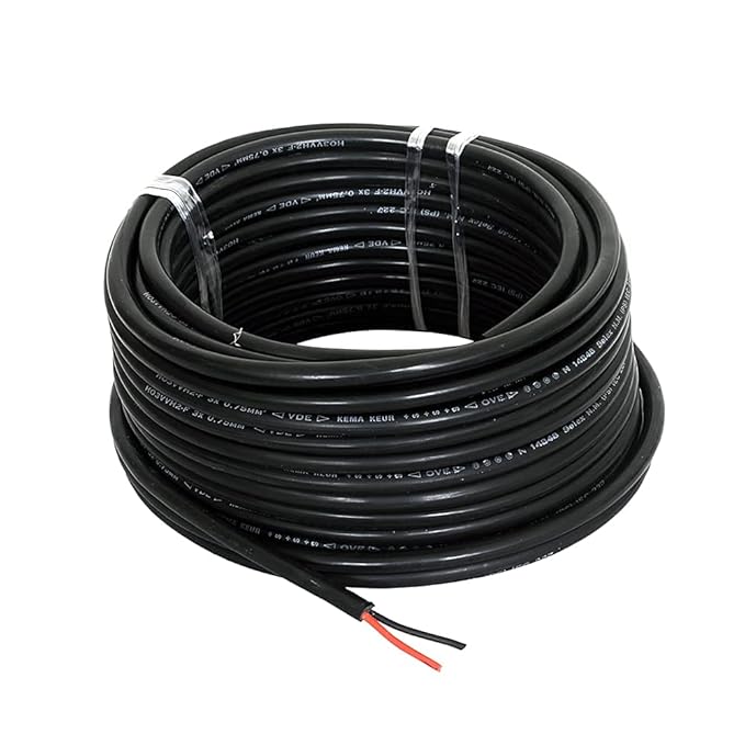 2 Core Copper Wire - 6mm | 500 Feet PVC 100% Pure Copper Guarantee Full Gauge