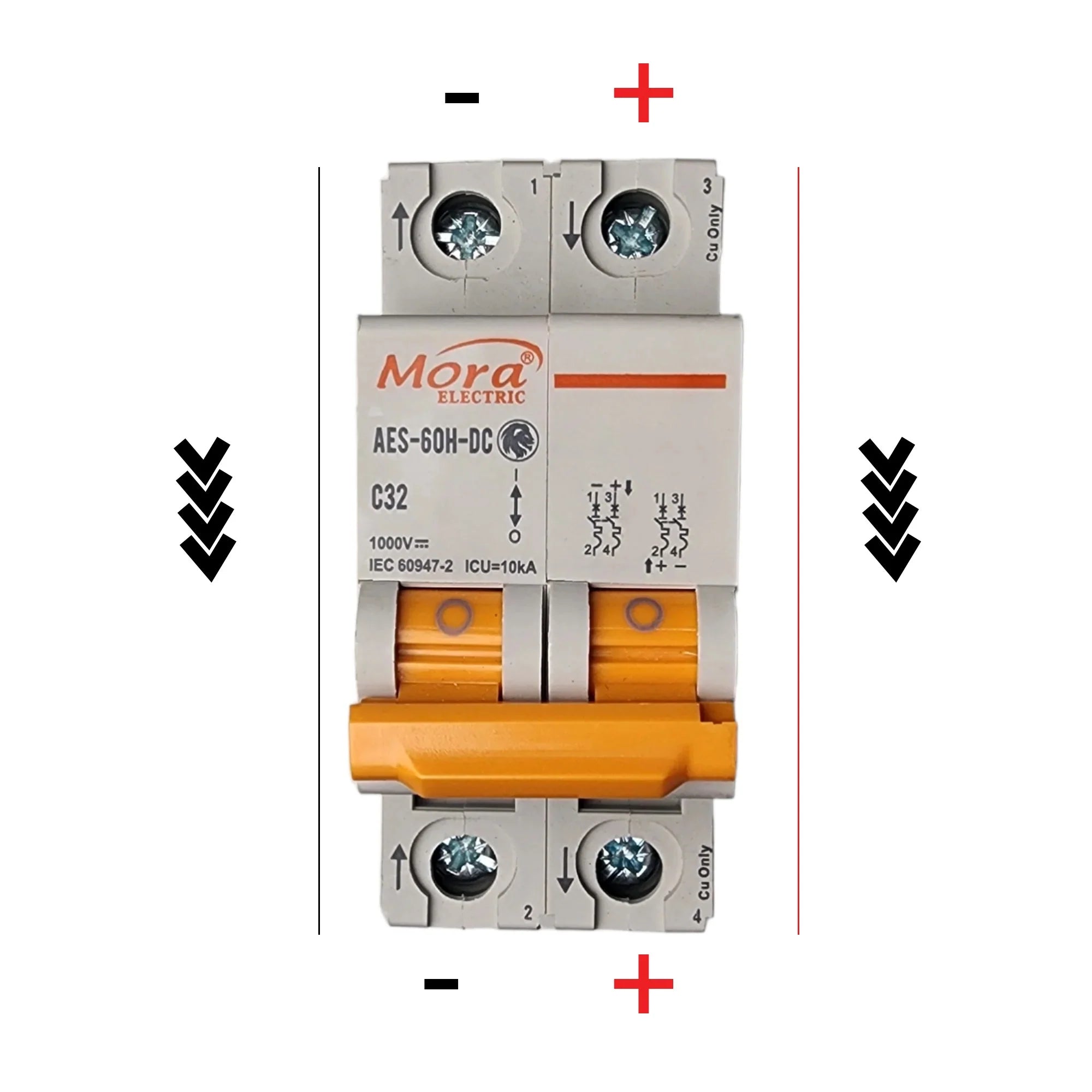 Mora 2P DC 1000V Solar Mini Circuit Breaker