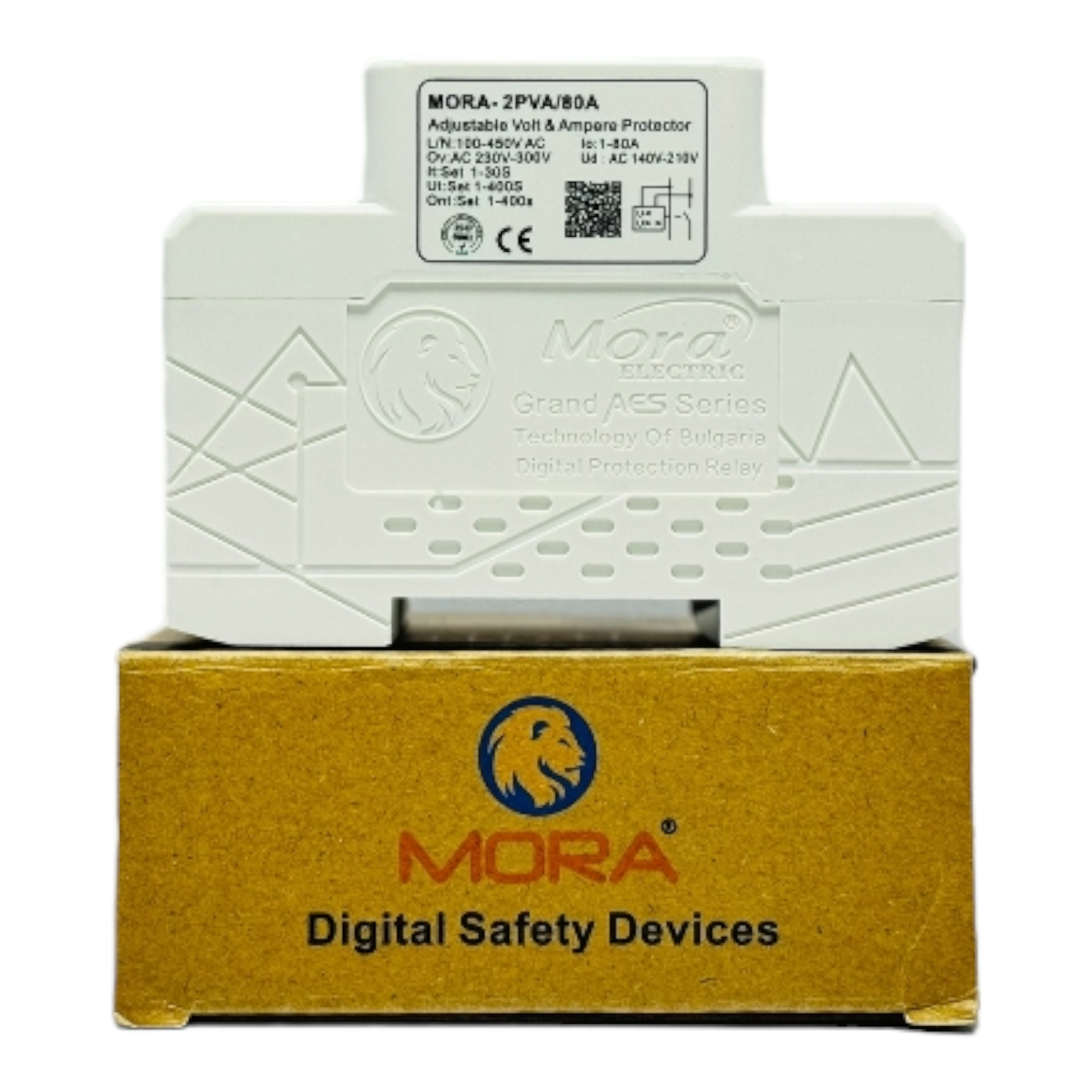 Mora 80A VA Protector by MORA Bulgaria with time delay function 2024
