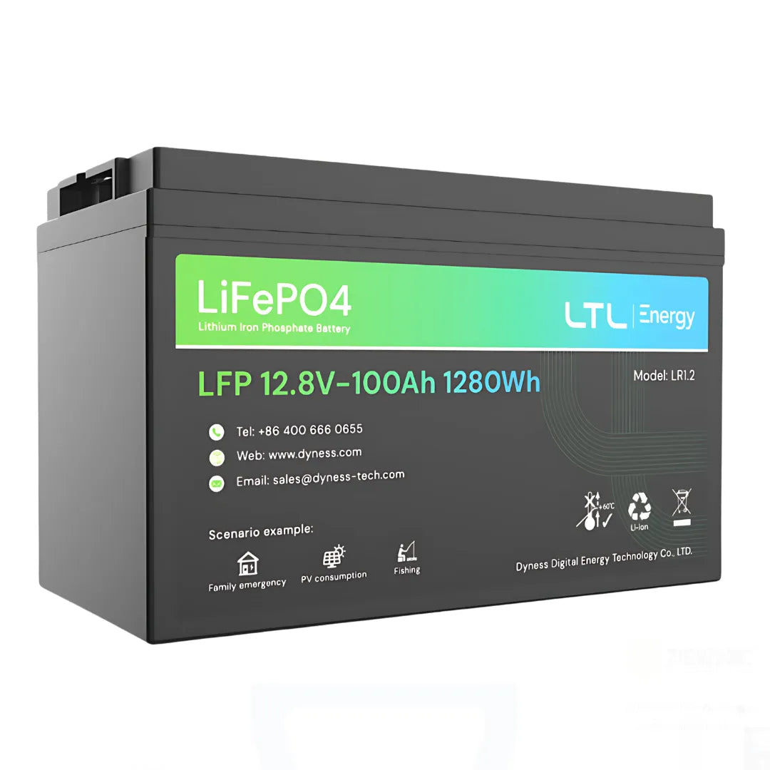 REVOLT BY DYNESS LITHIUM ION BATTERY 12.8 V 100 AH 1.28 kWh