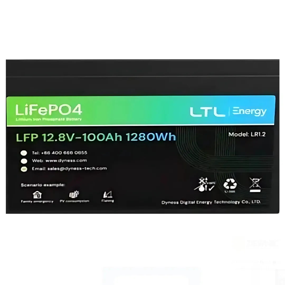 REVOLT BY DYNESS LITHIUM ION BATTERY 12.8 V 100 AH 1.28 kWh