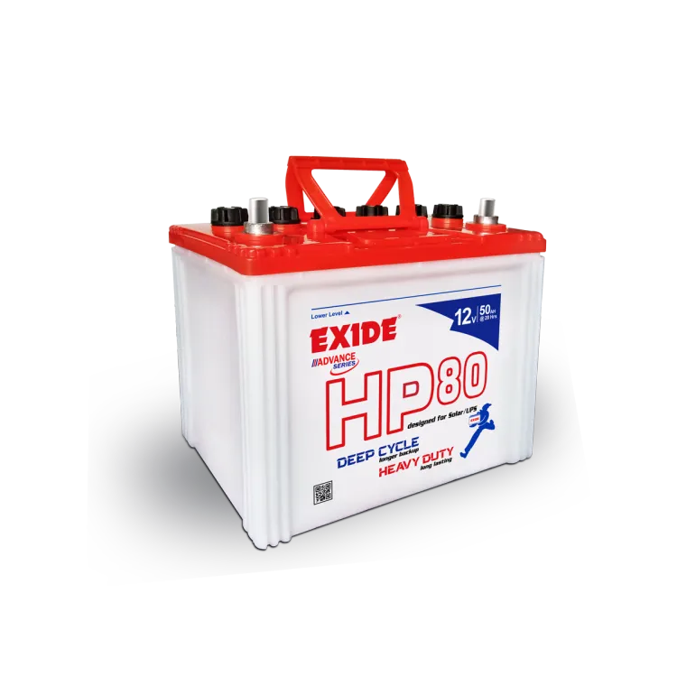 EXIDE HP80 Deep Cycle Lead Acid Unsealed Car Battery  6 Months Brand Warranty Without Acid