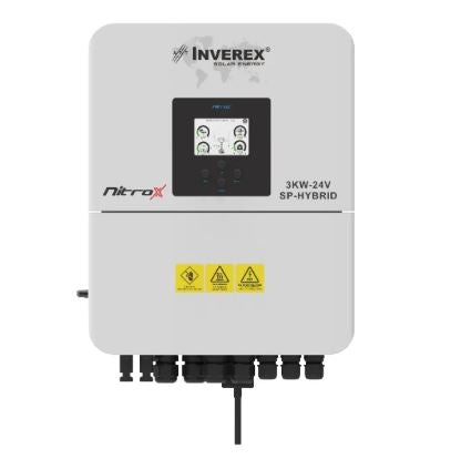 Inverex 3kW NitroX Hybrid Inverter | 5-Year Brand Warranty - Reliable Power Solution