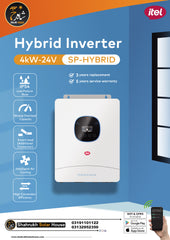 Itel 4kW SP-Hybrid Inverter – High-Efficiency Solar Power Solution