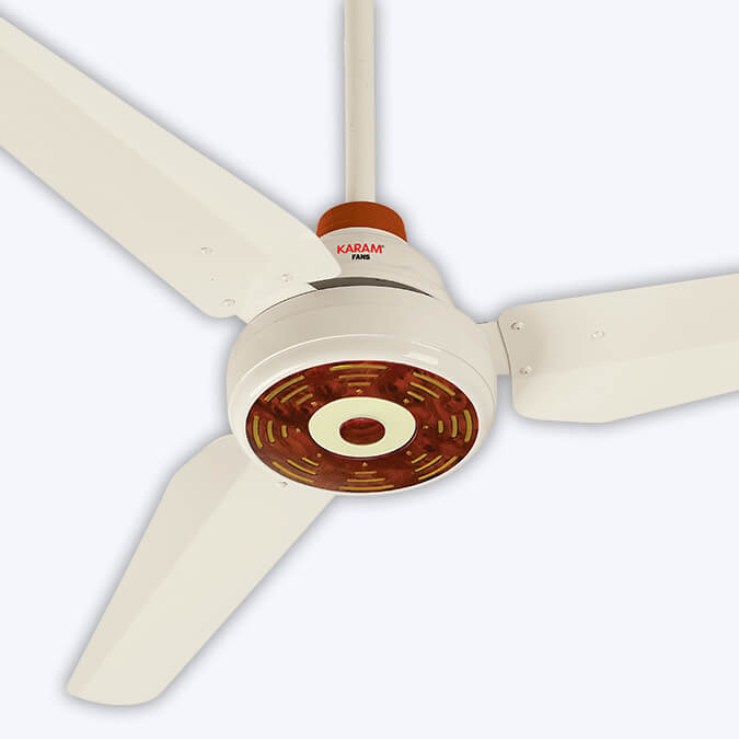 Karam AC/DC Inverter Ceiling Fan – Energy-Efficient Fan with 16H Battery Backup 30W