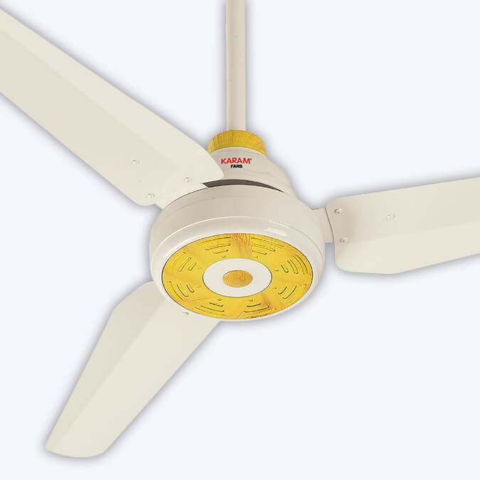 Karam AC/DC Inverter Ceiling Fan – Energy-Efficient Fan with 16H Battery Backup 30W