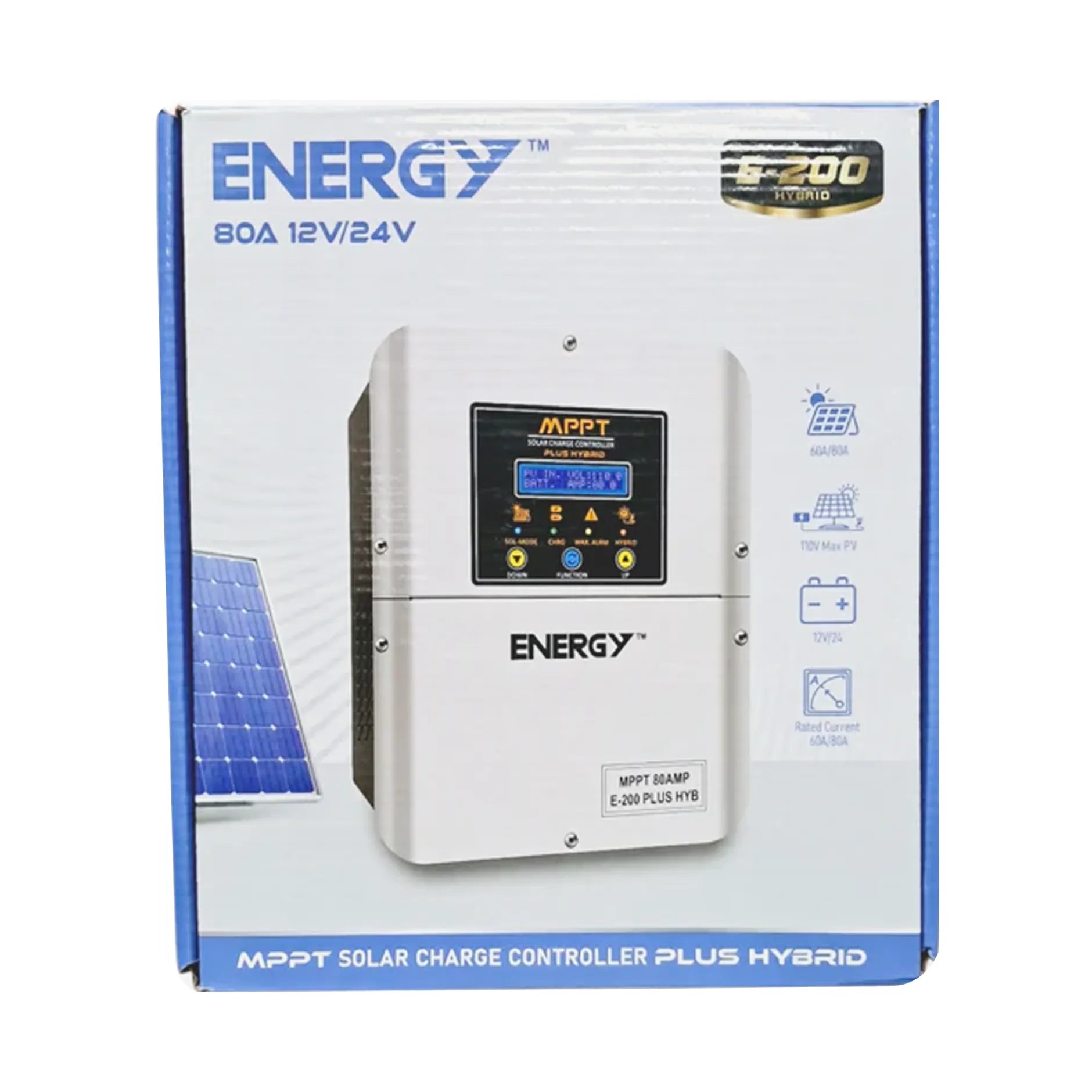 Energy Hybrid MPPT Solar Charge Controller 80A